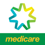 Colourful star logo with 'medicare'